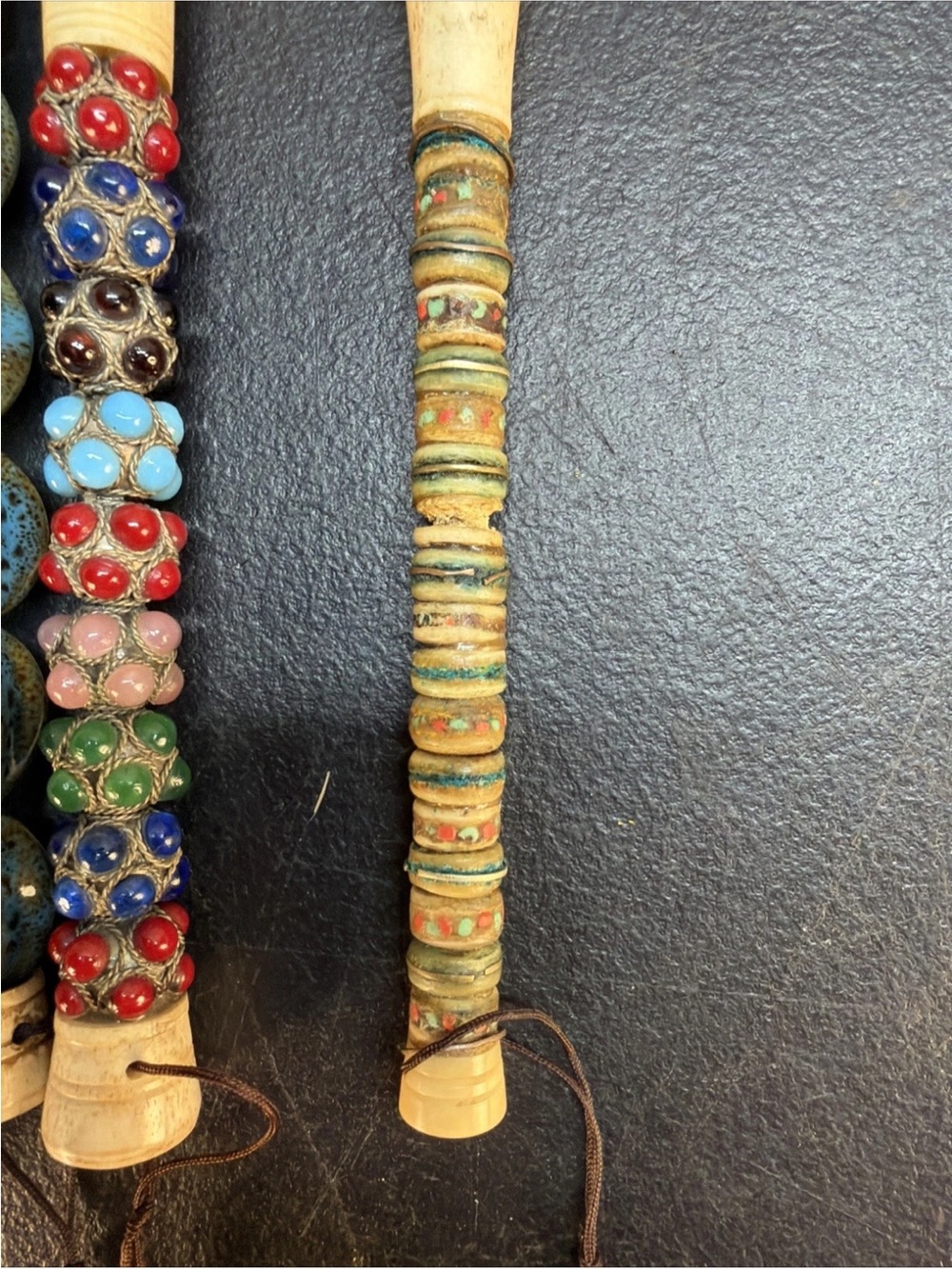 Antique GORGEOUS Asian Decorative Calligraphy Brushes - Picture 11 of 16